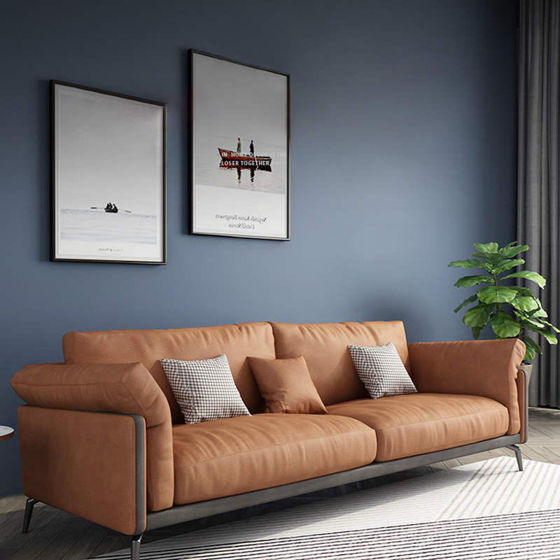Cornuda Orange Technology Cloth Sofa 82.67"D