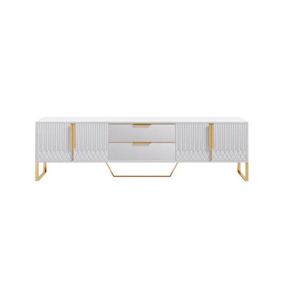 Chivasso Black MDF TV Stand 78.74"D