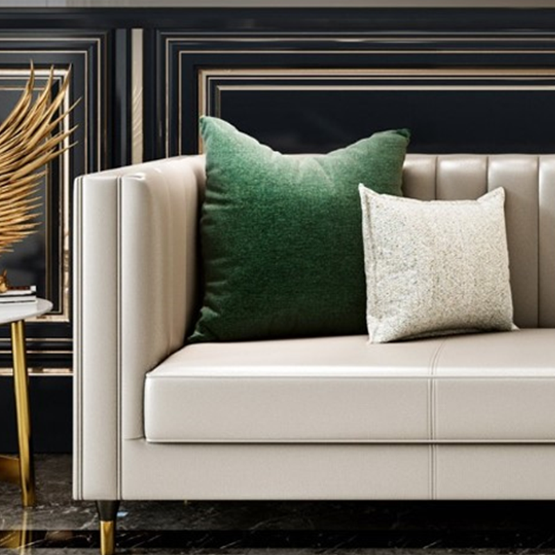Lecce Microfiber Leather Sofa 70.86"D