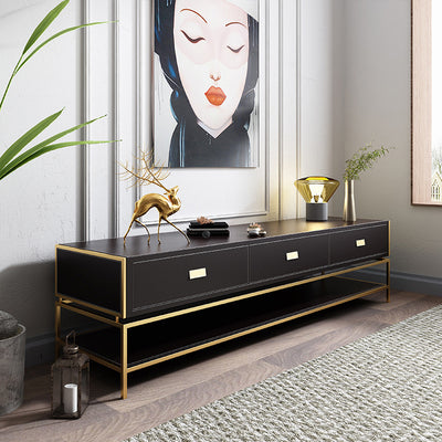 Chivasso Green PU TV Stand 70.86"D