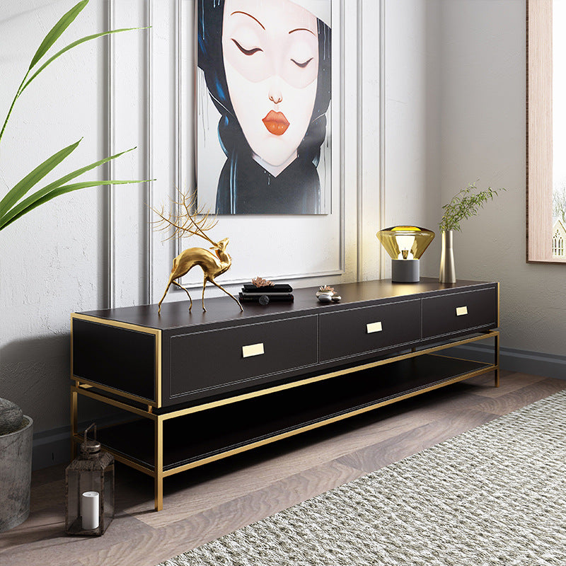 Chivasso Green PU TV Stand 70.86"D