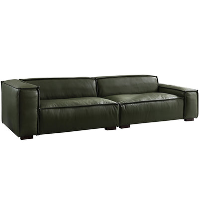 Cosenza Green Cipri Sofa 86.61"D ( Without Pillows)