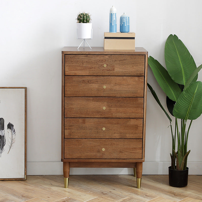 Ciampino Walnut Solid Wood Dresser 23.62"D
