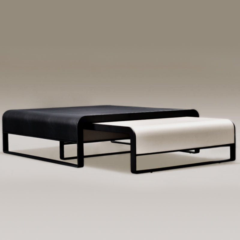Bergamo Carbon Steel Coffee Tables 39.37"D+31.49"D