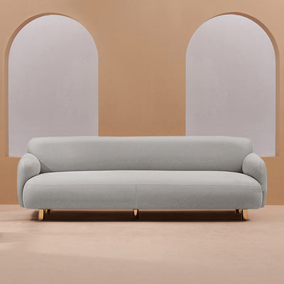 Cornuda Orange Technology Cloth Sofa 82.67"D