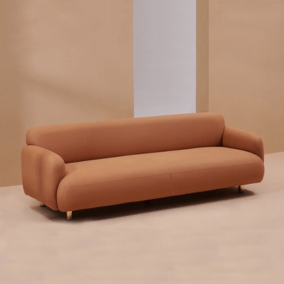 Cornuda Orange Technology Cloth Sofa 82.67"D