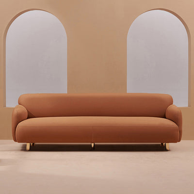 Cornuda Orange Technology Cloth Sofa 82.67"D