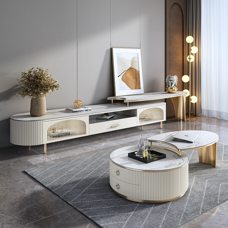 Arzachena Slate TV Stand 70.86"D+47.24"D