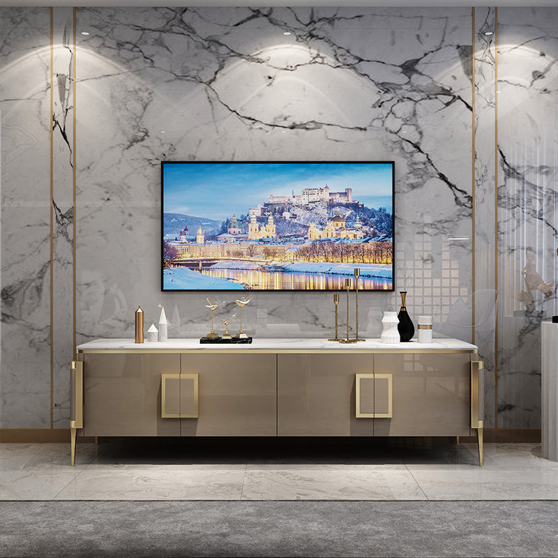 Chivasso Marble TV Stand 79.92"D