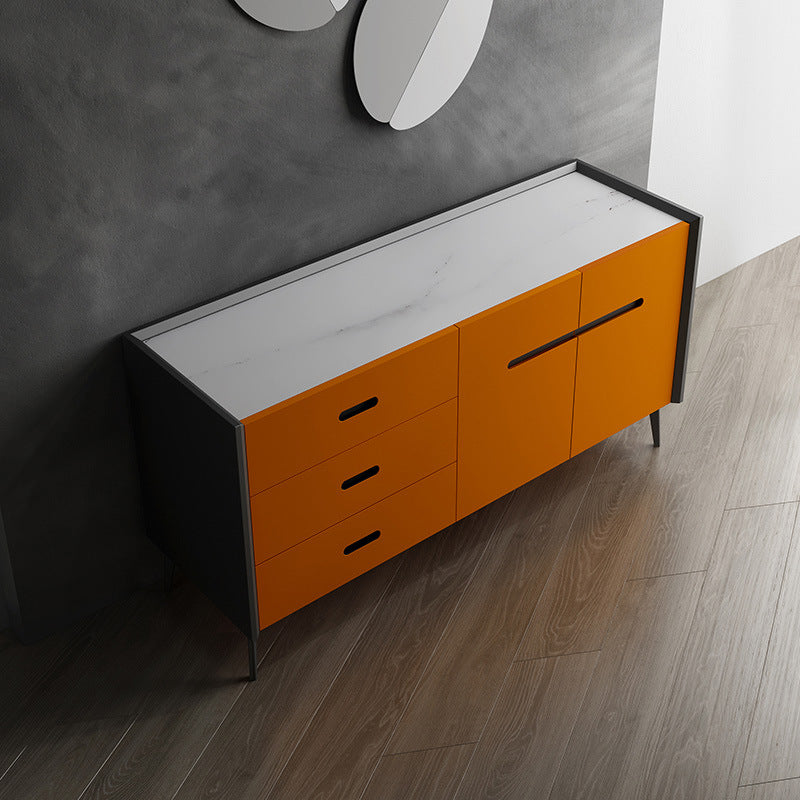 Sondrio Orange Solid Wood 47.24"D
