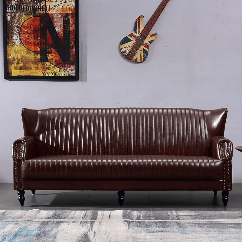 Cosenza Green Top Layer Leather Sofa 78.74"D