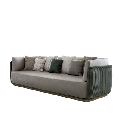 Lecce Velvet Sofa 86.61"D (Without Pillows)