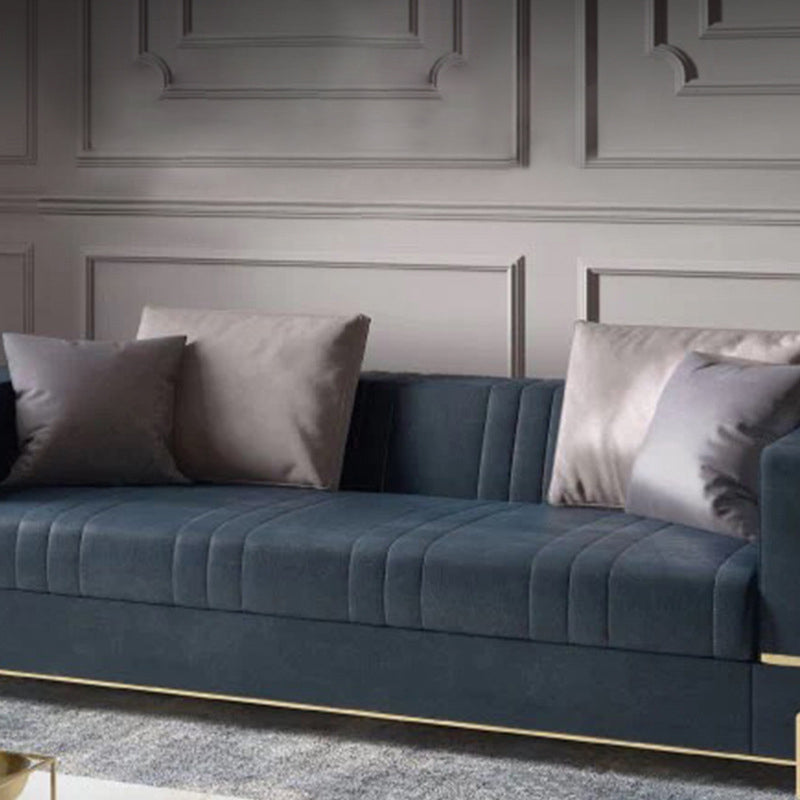 Lanciano Blue Lint Sofa 86.61"D(Without Pillows)