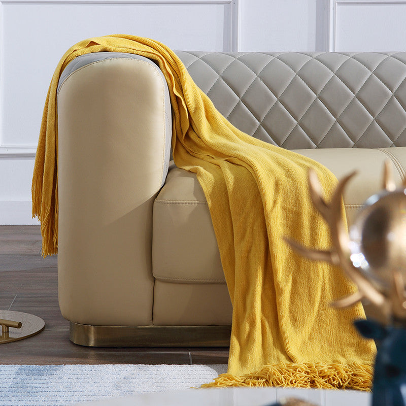Lecce Microfiber Leather Sofa 82.68"D