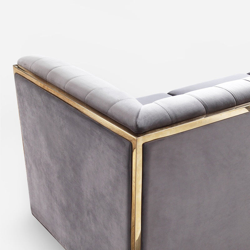 Lecce Velvet Sofa 86.61"D