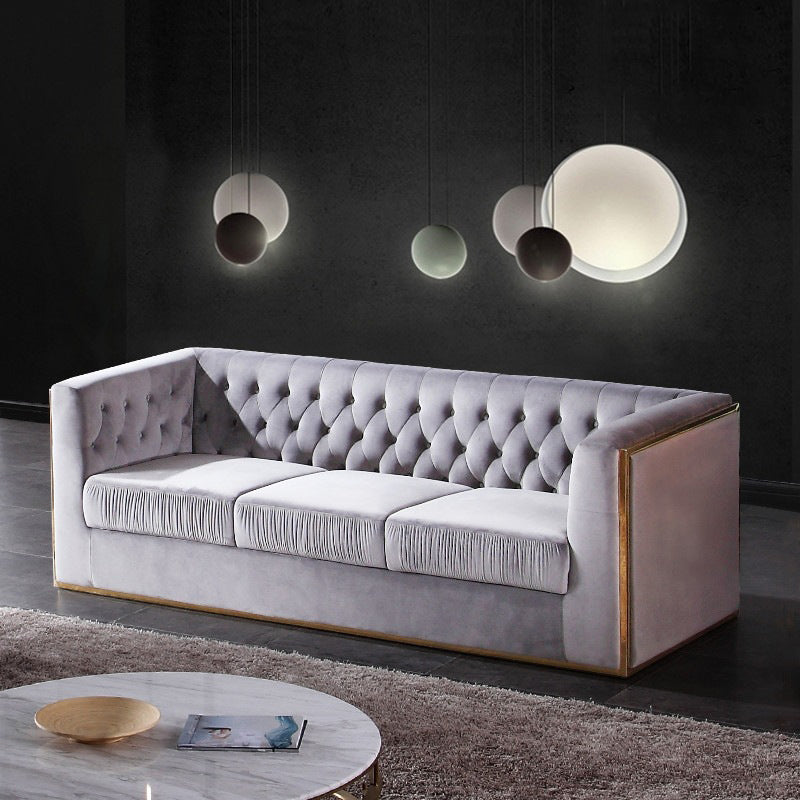 Lecce Velvet Sofa 86.61"D