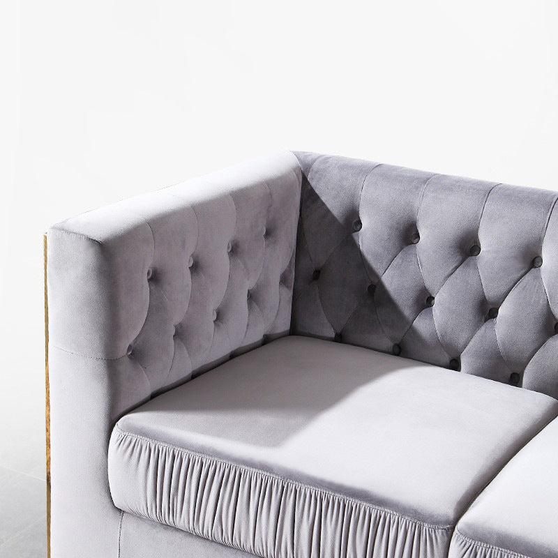 Lecce Velvet Sofa 86.61"D