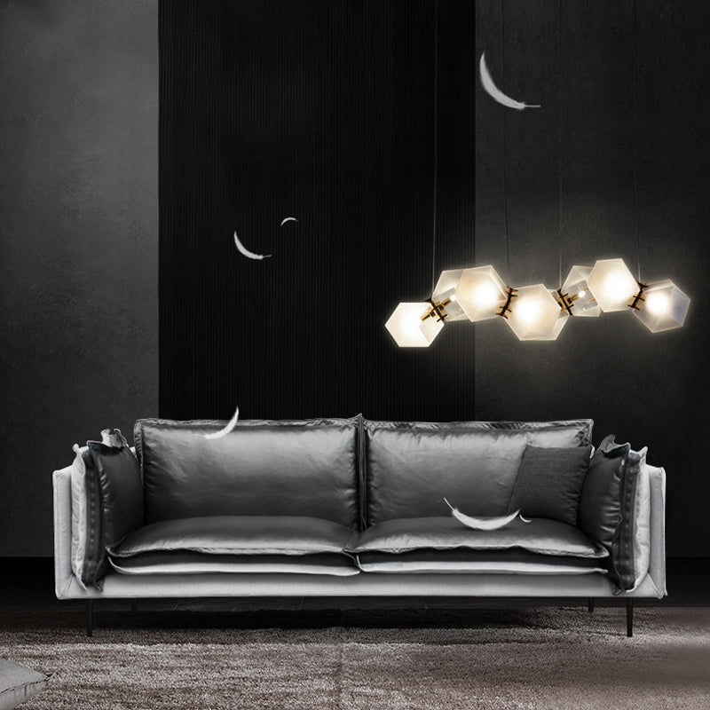 Lecce Microfiber Leather Sofa 90.55"D
