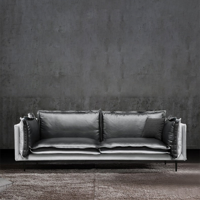 Lecce Microfiber Leather Sofa 90.55"D