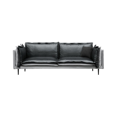 Lecce Microfiber Leather Sofa 90.55"D