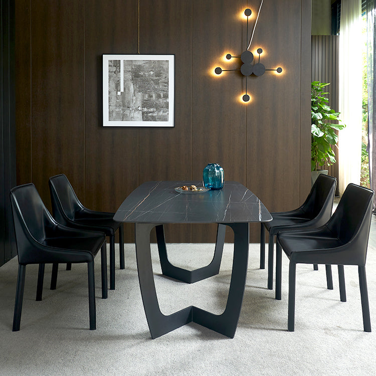 Oristano Orange Leather Dining Chairs 20.07"D (with 2 chairs)