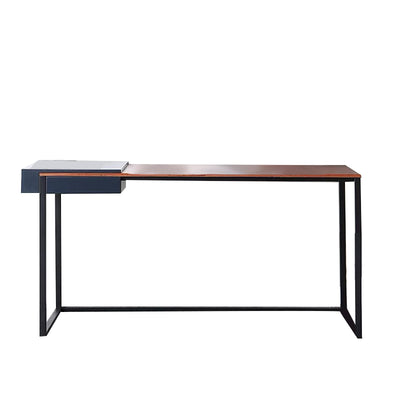 Imola Black and Orange Slate Desk 39.37"D