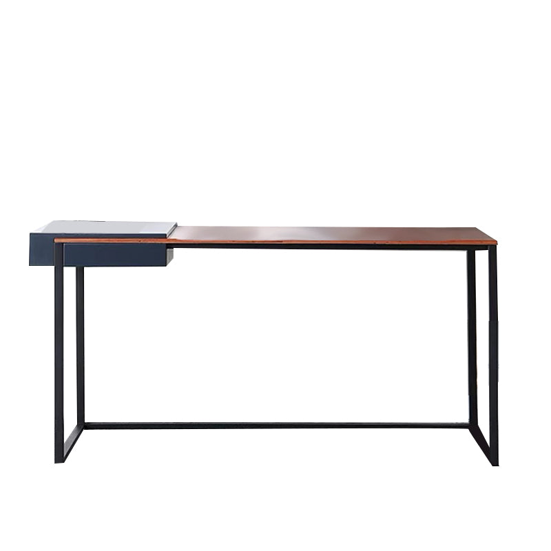 Imola Black and Orange Slate Desk 39.37"D