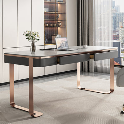 Caltanissett Grey Slate Desk 47.24"D