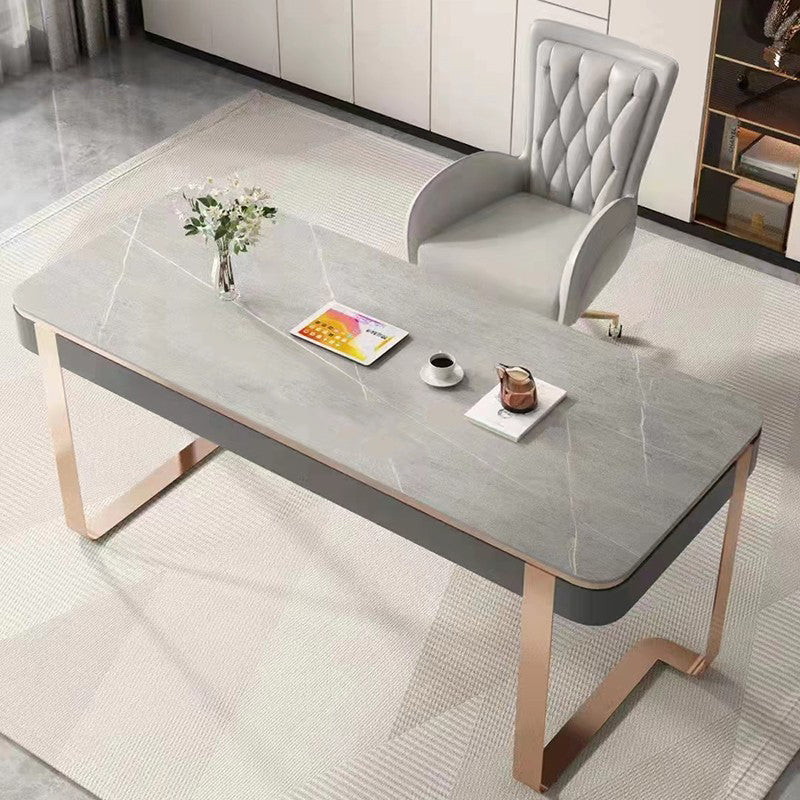 Caltanissett Grey Slate Desk 47.24"D