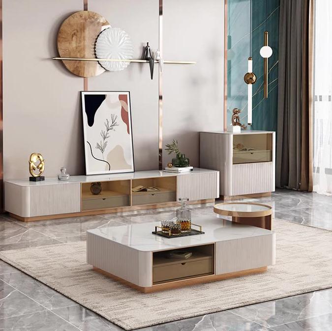 Faenza Living Room Sets 78.74"D+21.65"D+51.18"D+15.7"D