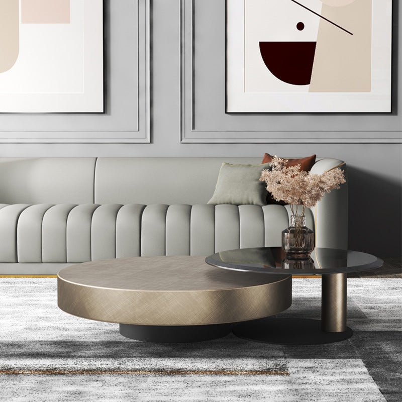 Segrate Bronze Coffee Table 31.50"D+35.43"D
