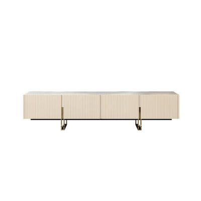 Gaeta Beige Slate TV Stand 78.74"D