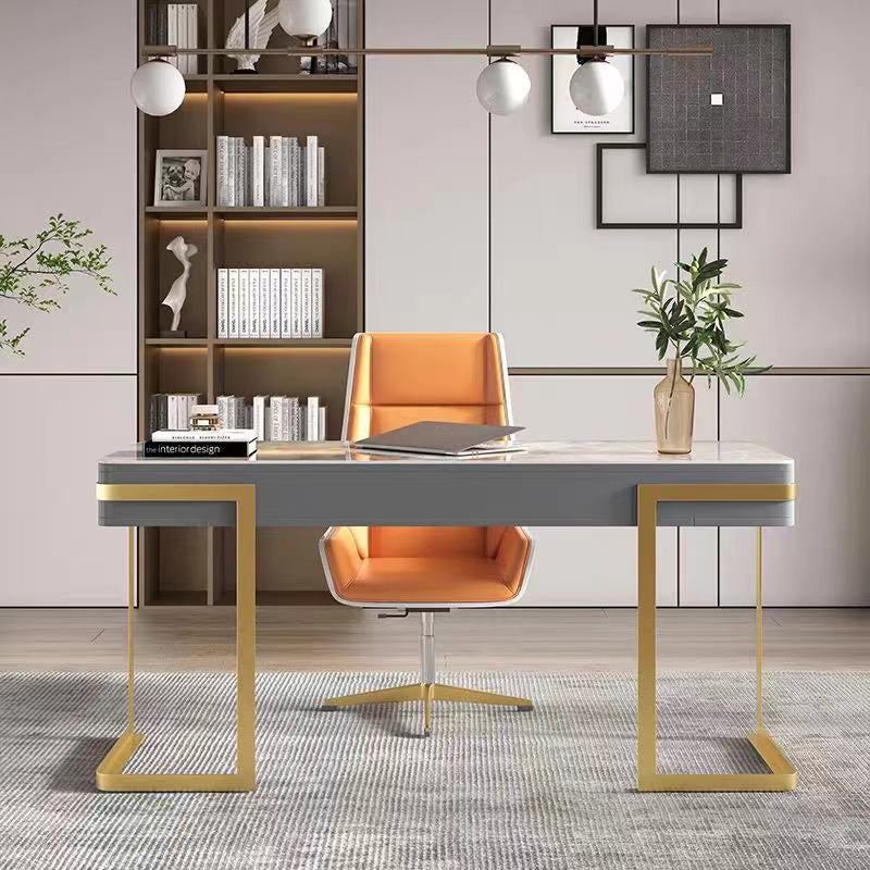 Gela Gold MDF Desk 47.24"D