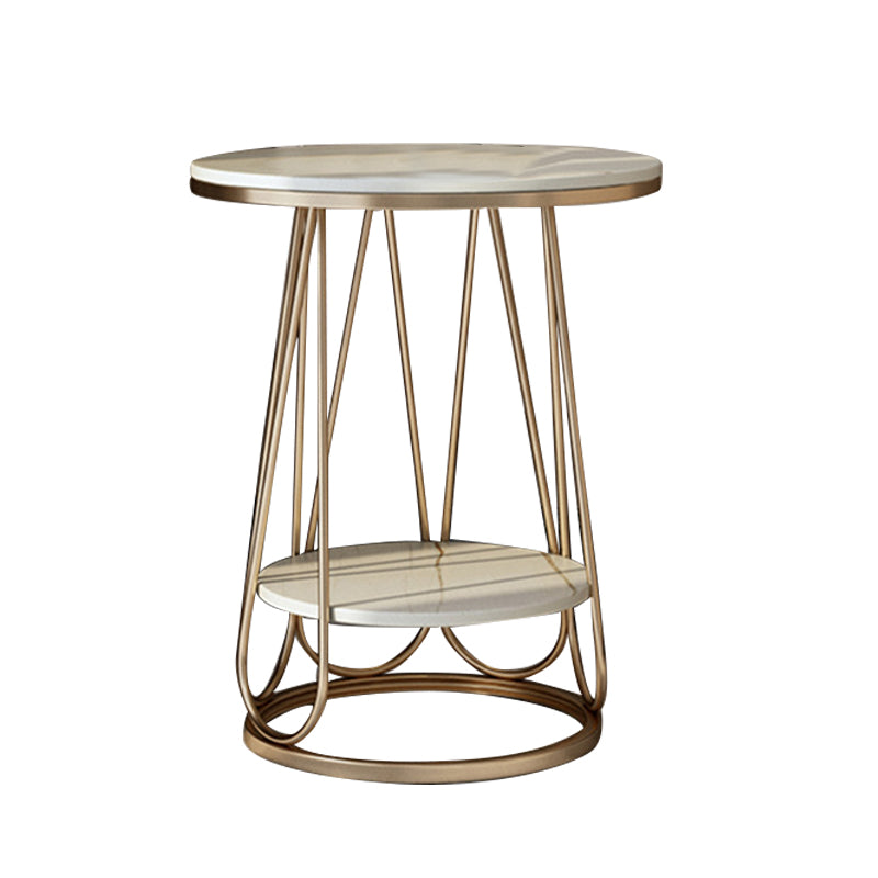 Bergamo Black Slate Side Table 19.68"D