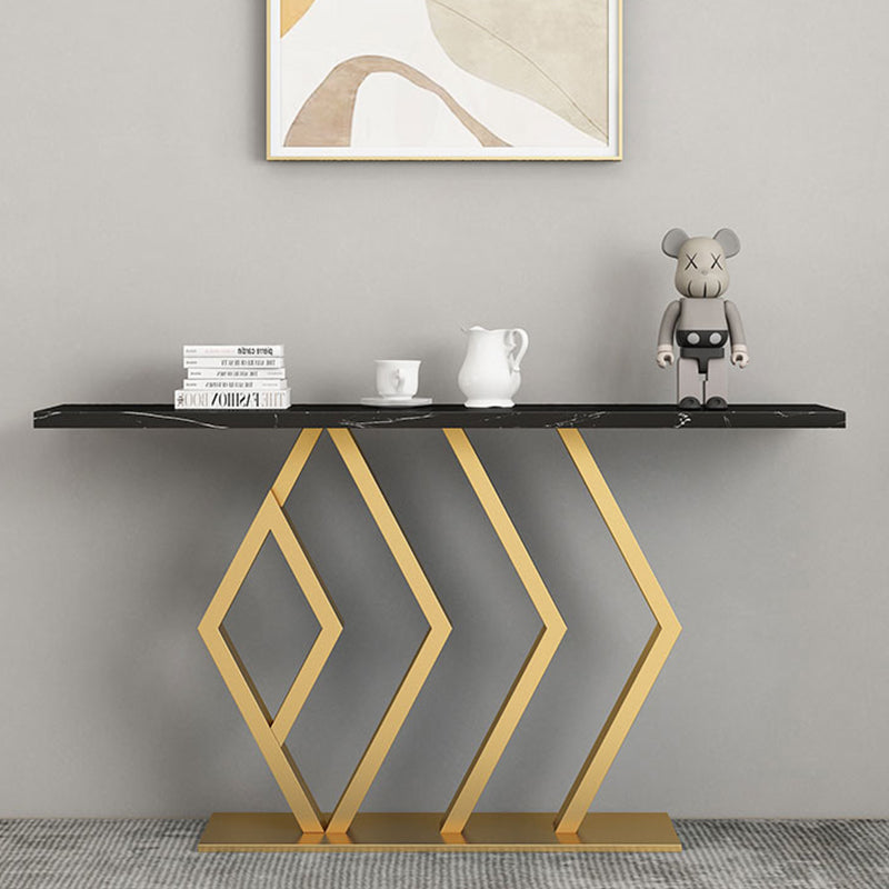  Sarcedo White Marble Console Table 47.24"D