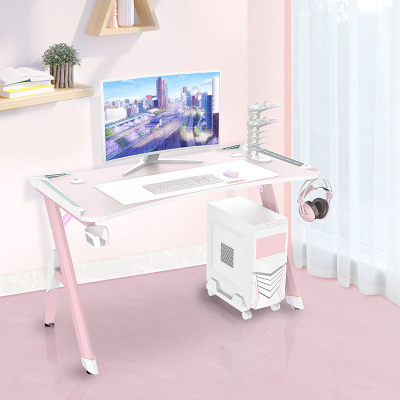 Asti Pink Stainless Steel Gaming Table 55.12"D