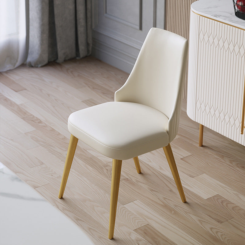 Oristano Leather Dining Chairs 17.71"D  (with 2 chairs)