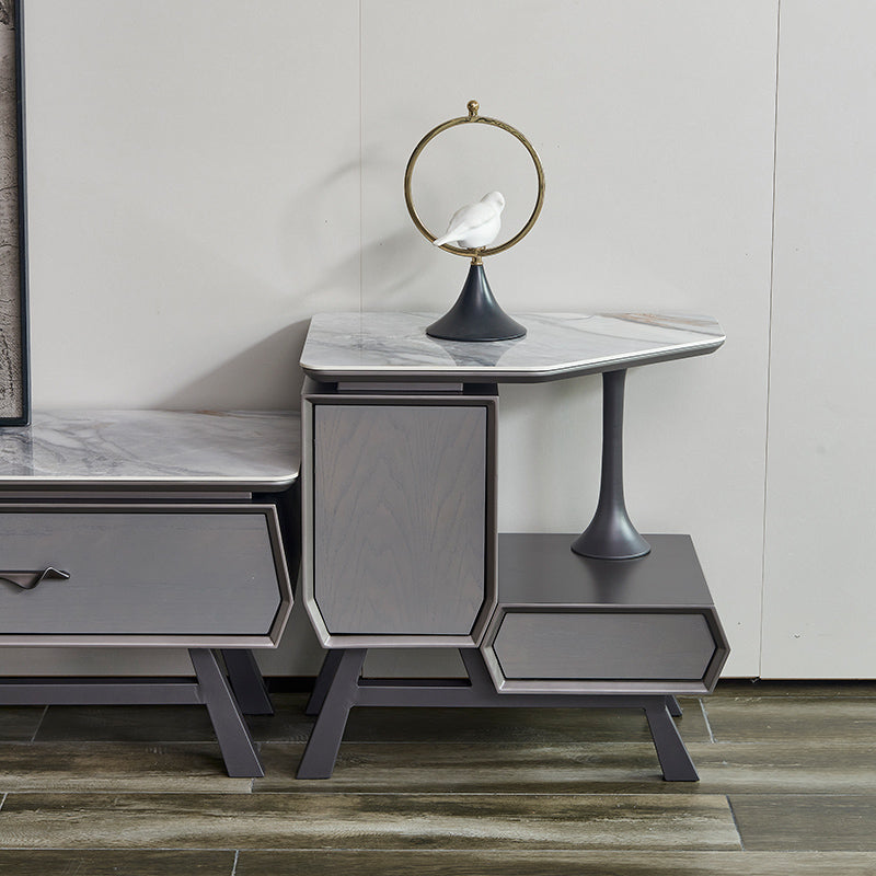 Arzignano Marble TV Stand 78.74"D