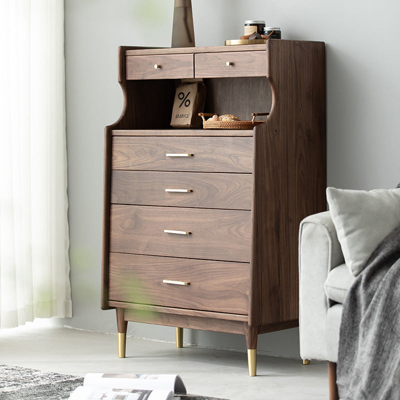 Savona Walnut Oak Dresser 27.56"D