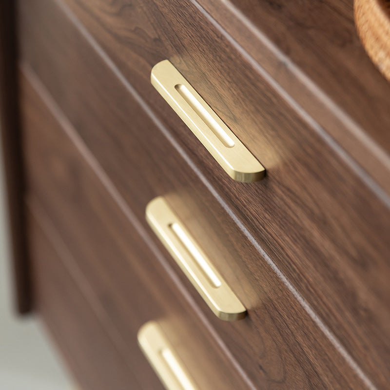 Savona Walnut Oak Dresser 27.56"D