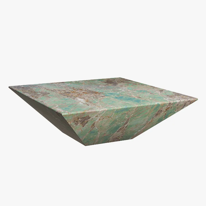 Segrate White Marble Coffee Table 31.50"D