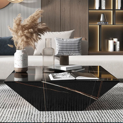 Segrate White Marble Coffee Table 31.50"D