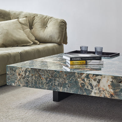 Segrate Green Slate Coffee Table 35.43"D