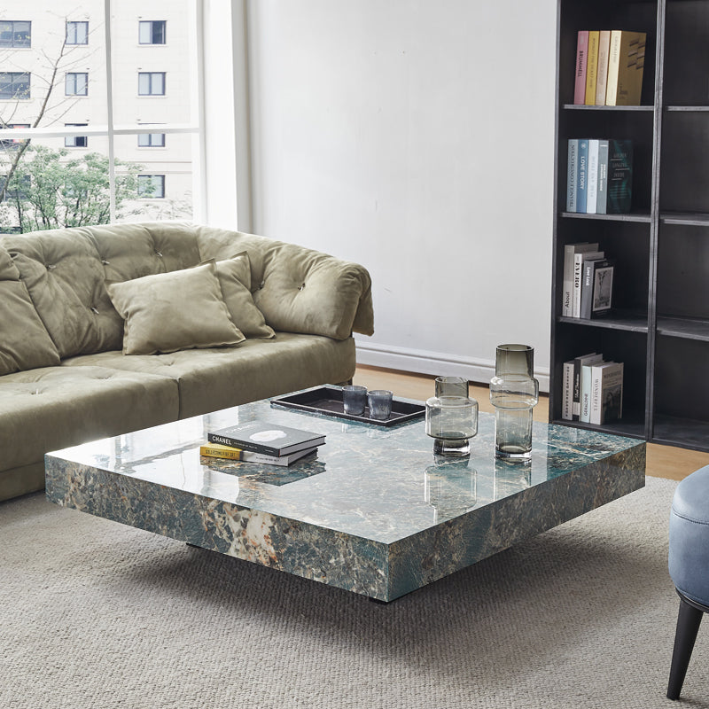 Segrate Green Slate Coffee Table 35.43"D