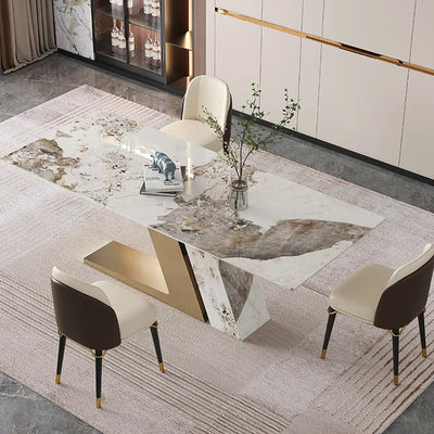 Spinea  Pandora Slate Dining Table 62.99"D