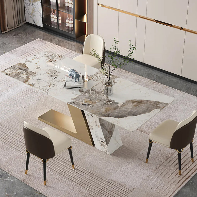 Spinea  Pandora Slate Dining Table 62.99"D