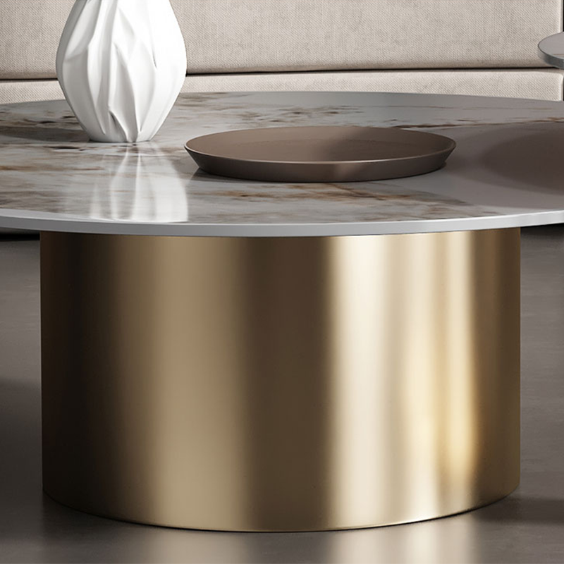 Segrate Grey Slate Coffee Tables 31.5"D+19.69"D