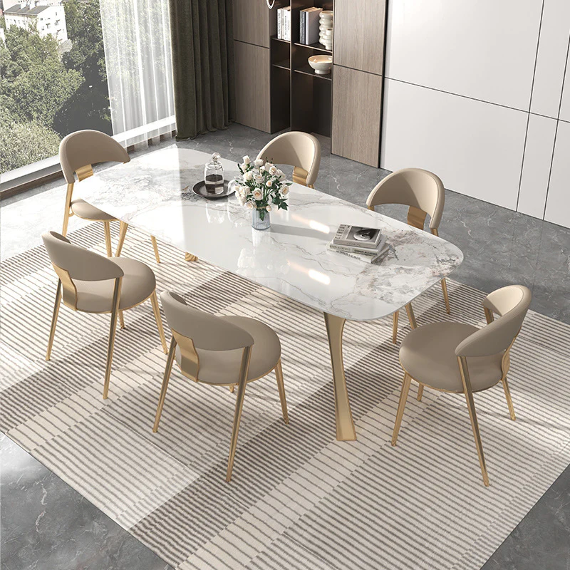 Siderno Beige Leather Dining Chair 19.69"D