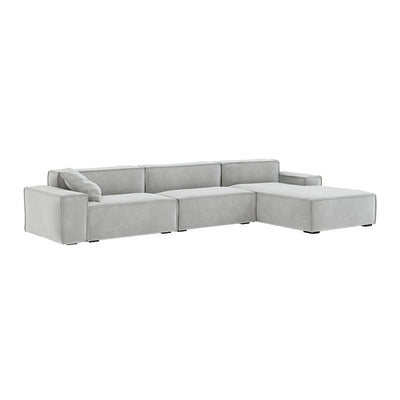 Cattolica Grey Technology Cloth 137.01"D (Left Lounge)