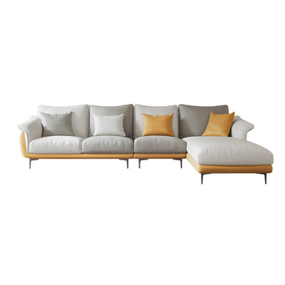 Cattolica Orange Technology Cloth 138.19"D (Left Lounge)